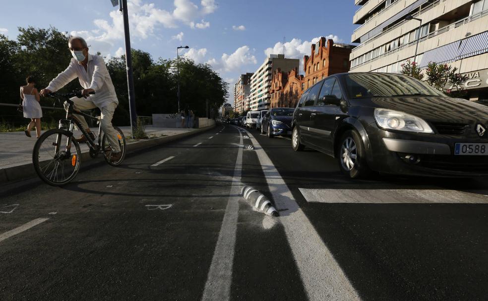 Guerra de rayas: la batalla por el carril bici