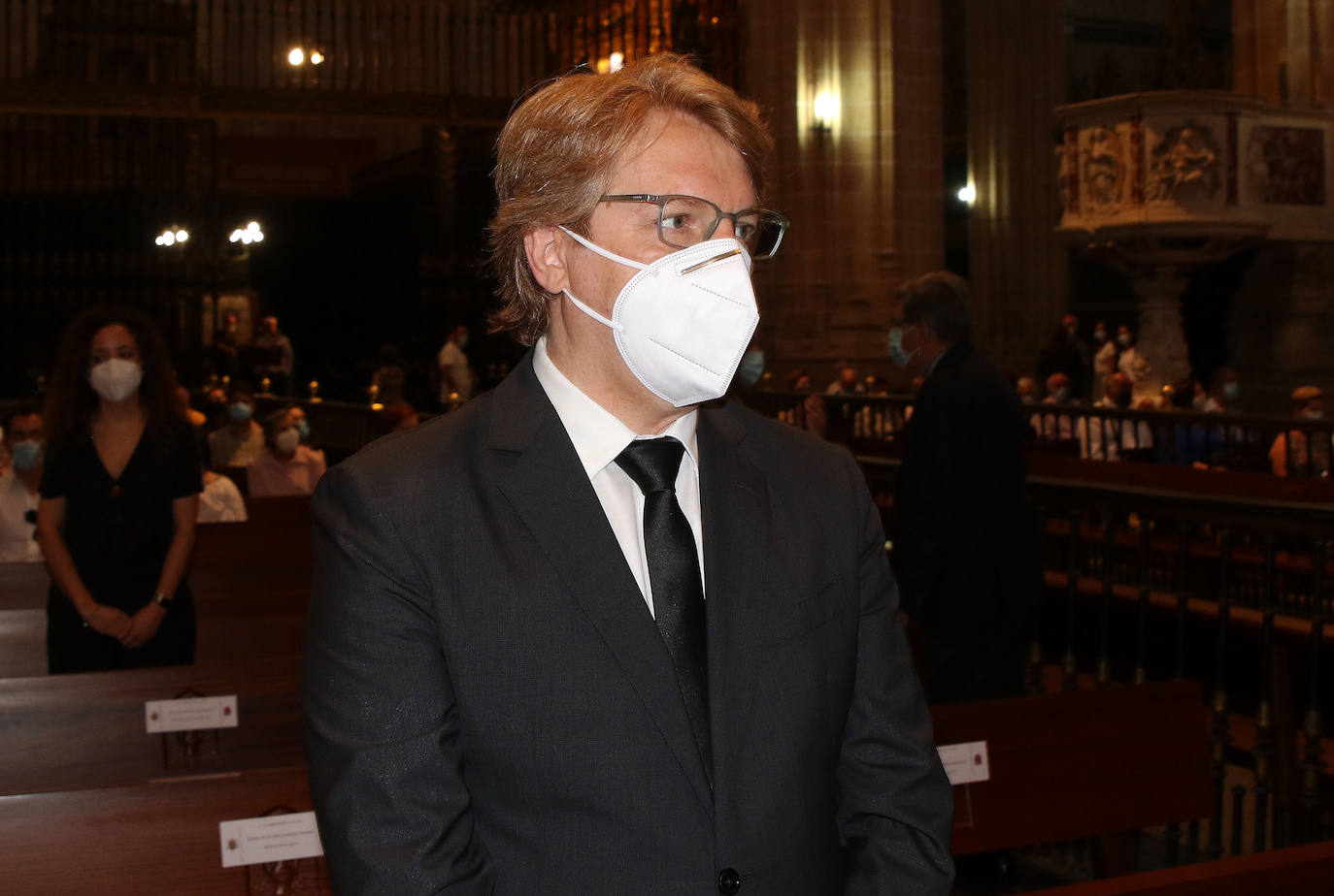 Funeral por las víctimas del Covid-19 en Segovia. ANTONIO DE TORRE