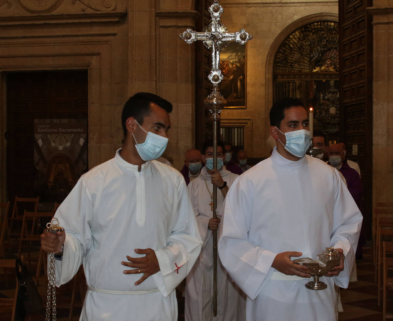 Funeral por las víctimas del Covid-19 en Segovia. ANTONIO DE TORRE