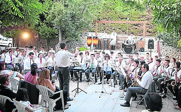 Concierto de la Banda Municipal de Música, el pasado verano. 
