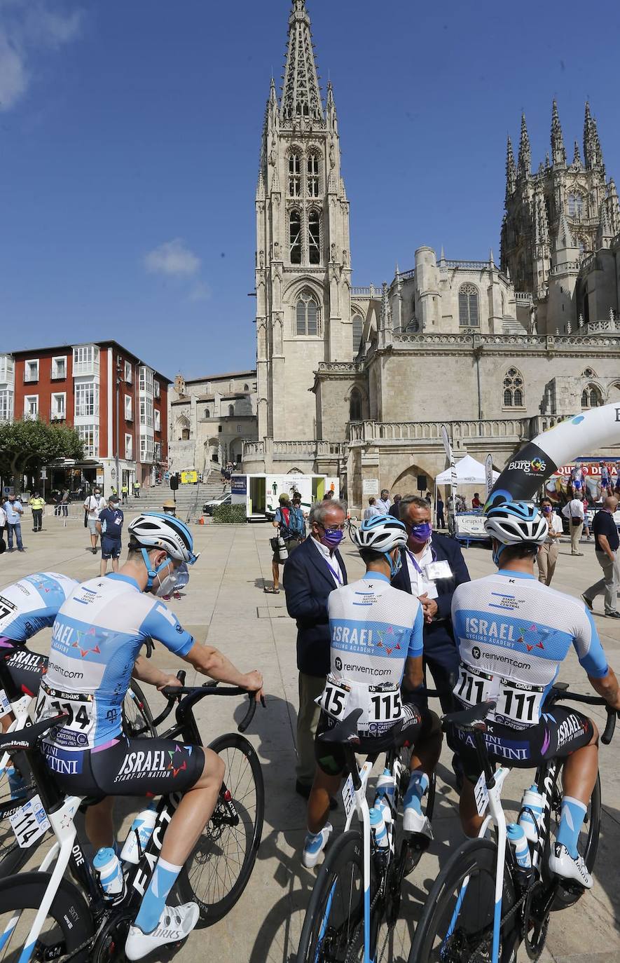 La primera etapa, con un recorrido de 157 kilómetros, ha finalizado en el Castillo de Burgos