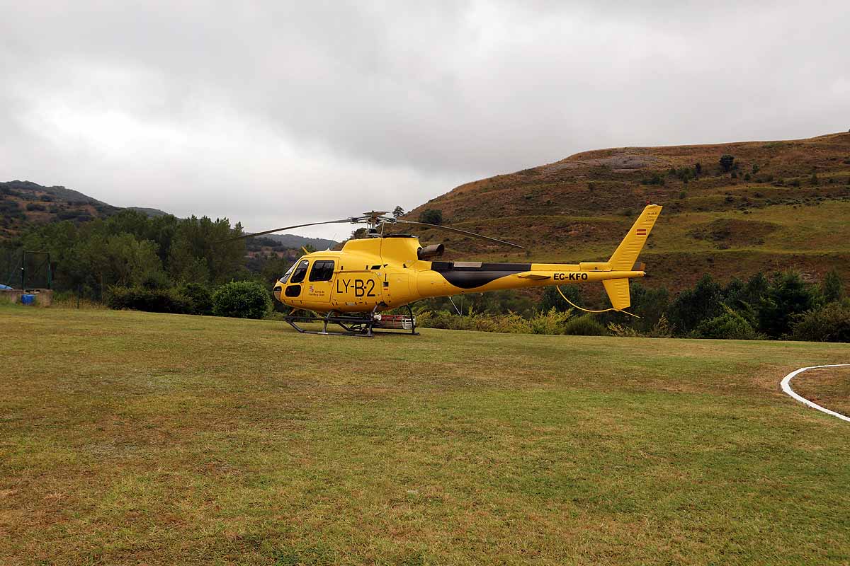 Fotos: Rapidez y eficacia, los incendios también se combaten desde el aire