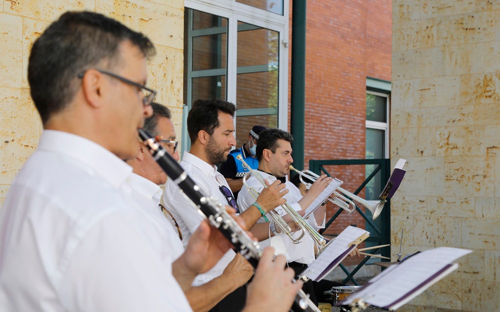 La Banda de Música de Palencia homenajea a la Policía Local