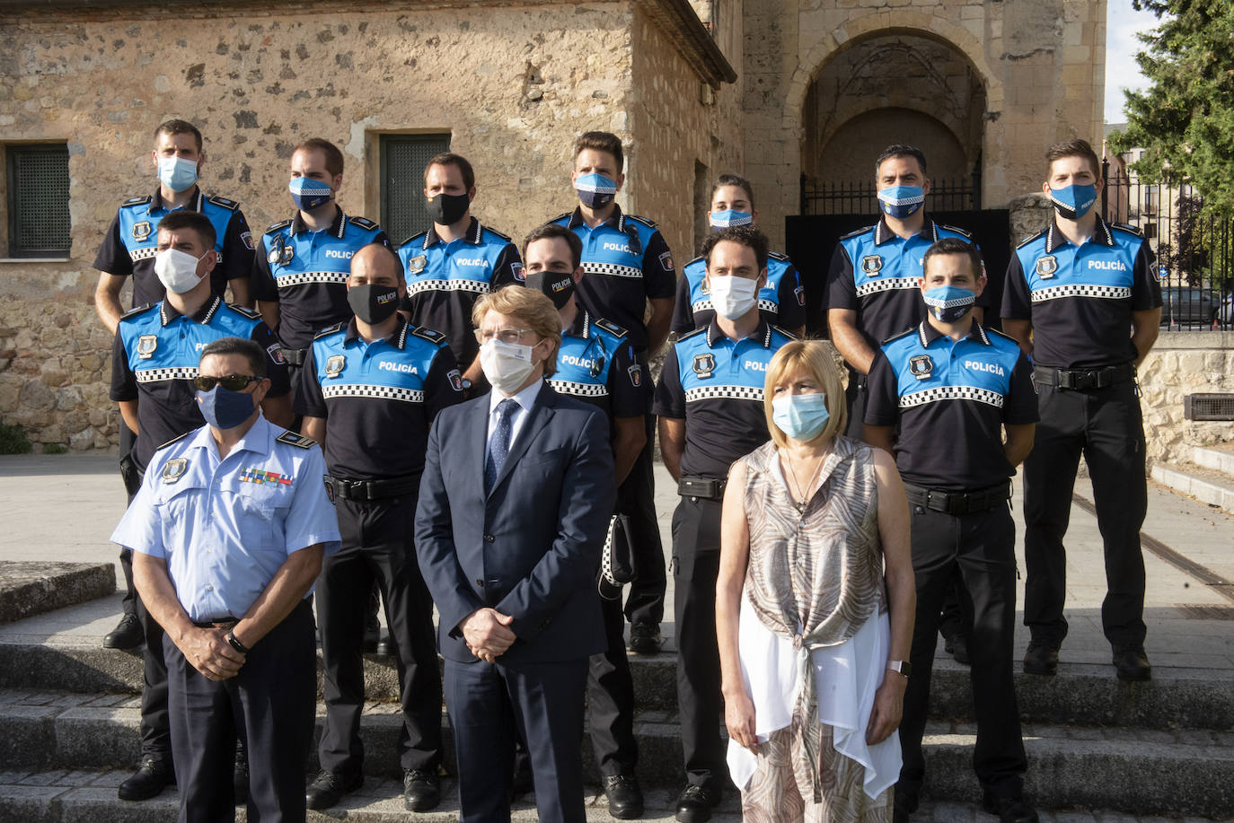 Toma de posesió de los nuevos agentes municipales. 