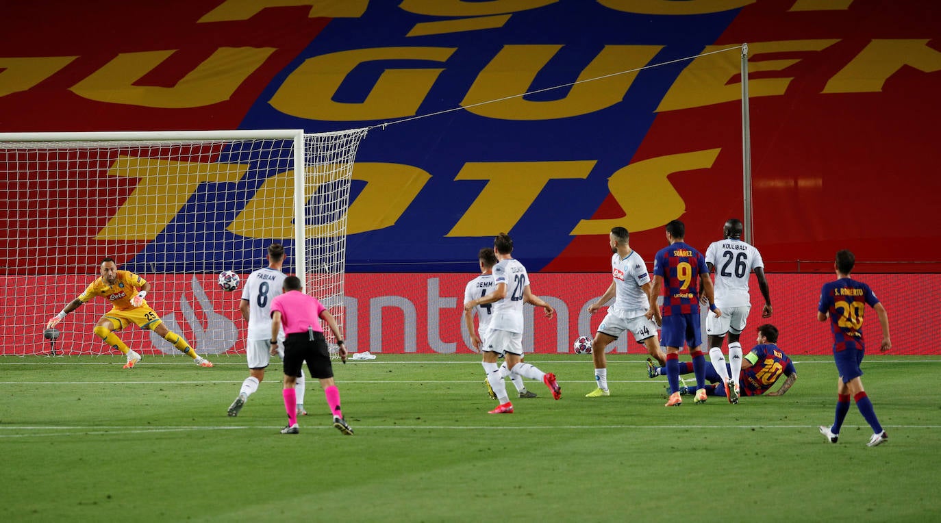 Fotos: Las mejores imágenes del Barcelona-Nápoles