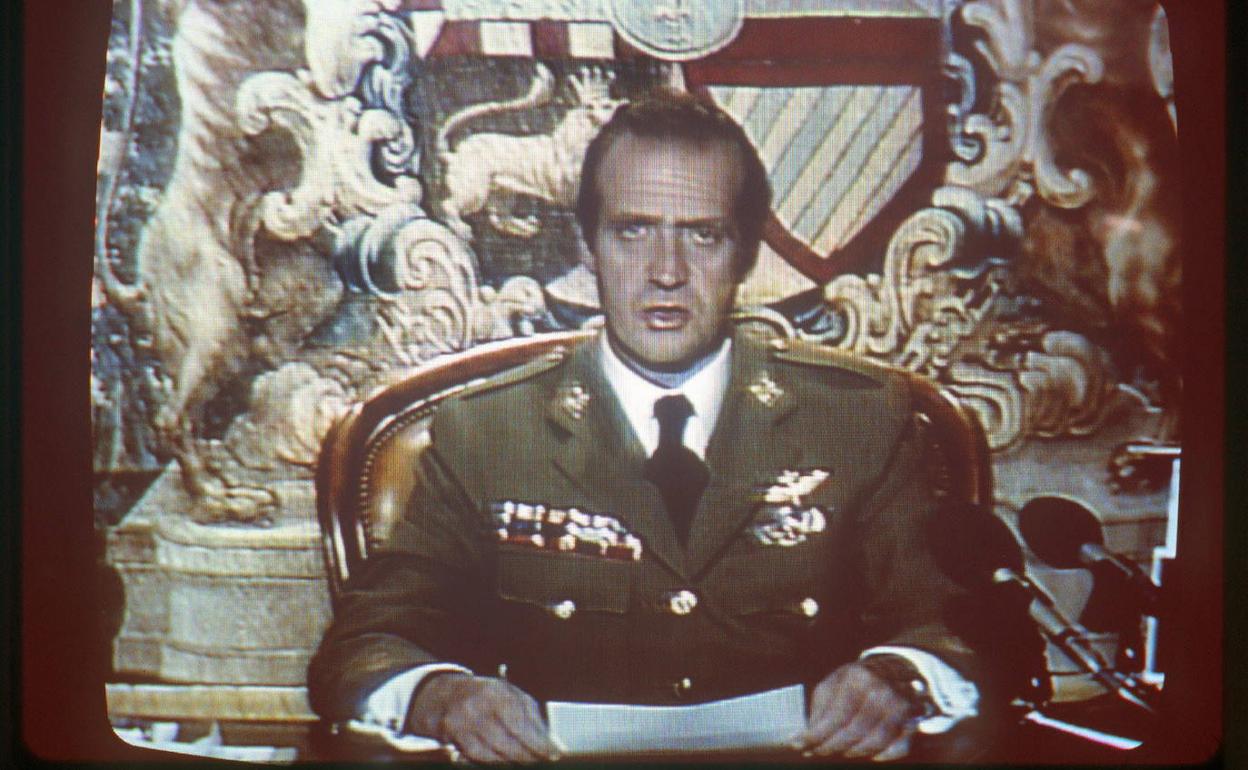Juan Carlos I, el 23 de febrero de 1981.