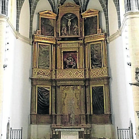 Retablo mayor de la Iglesia de SanMartín.