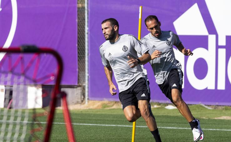Entrenamiento del Real Valladolid en los Anexos