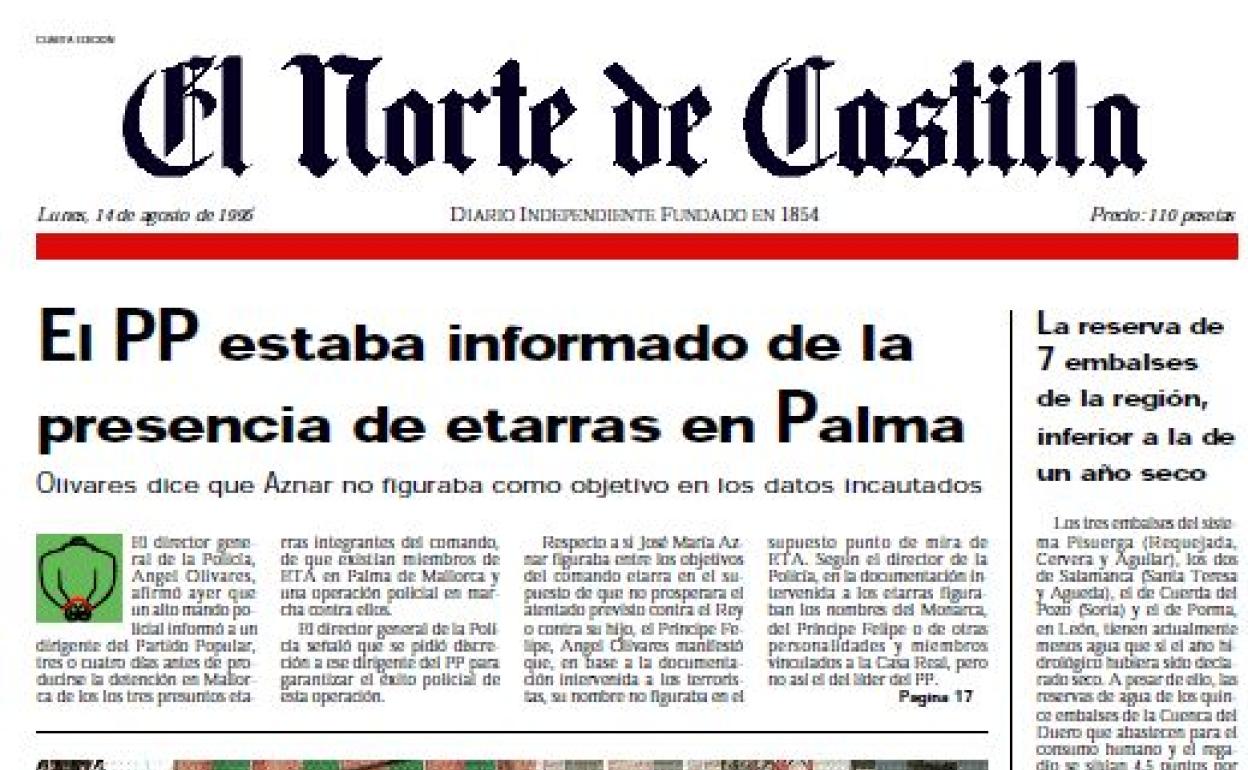 Hemeroteca: ETA prepara un atentado contra el Rey en Mallorca