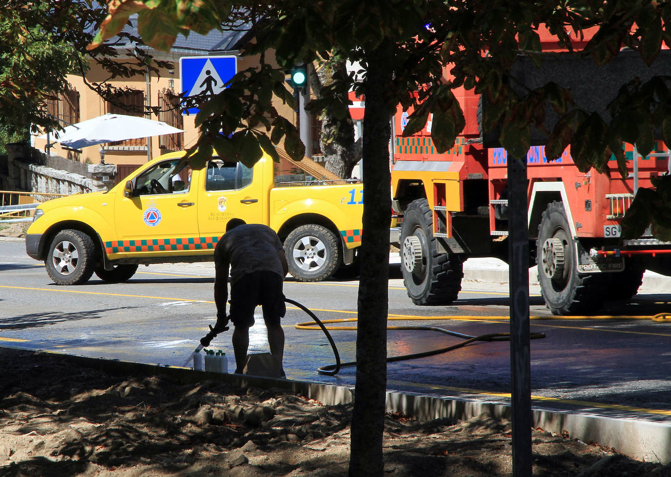 Un crimen machista sacude La Granja. 