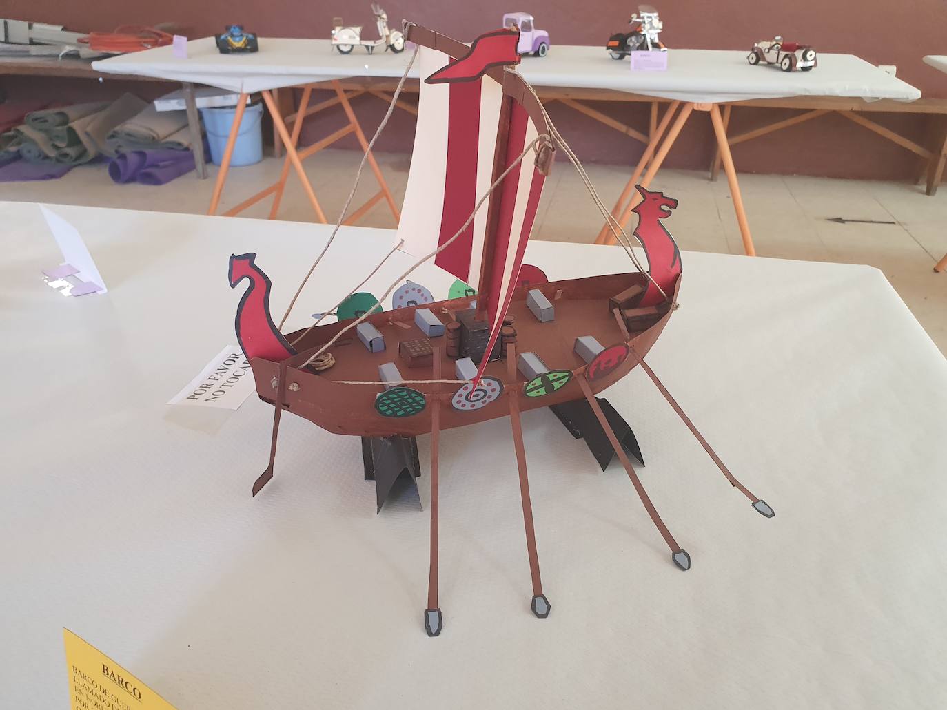 Uno de los trabajos artesanos realizados por un vecino de Garcibuey.