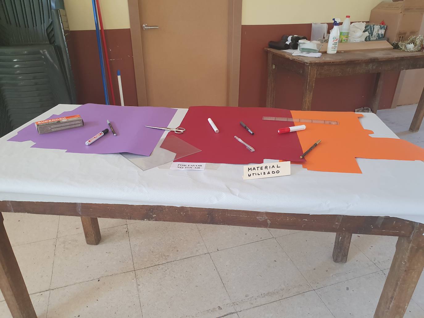 Uno de los trabajos artesanos realizados por un vecino de Garcibuey.