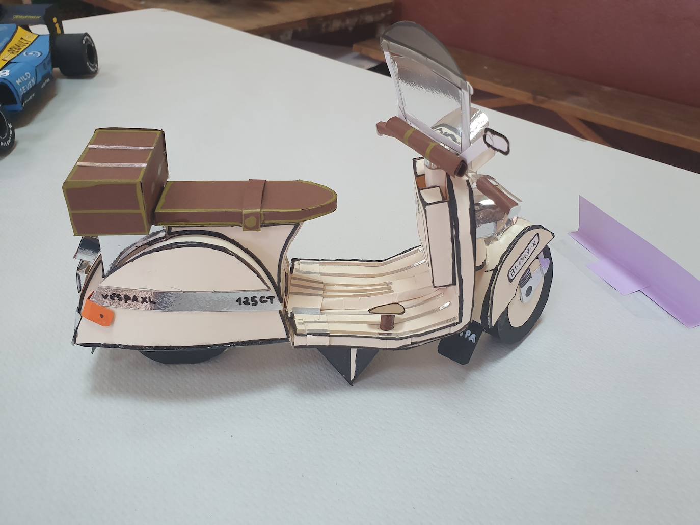 Uno de los trabajos artesanos realizados por un vecino de Garcibuey.