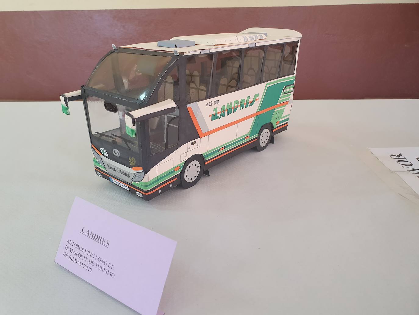 Uno de los trabajos artesanos realizados por un vecino de Garcibuey.