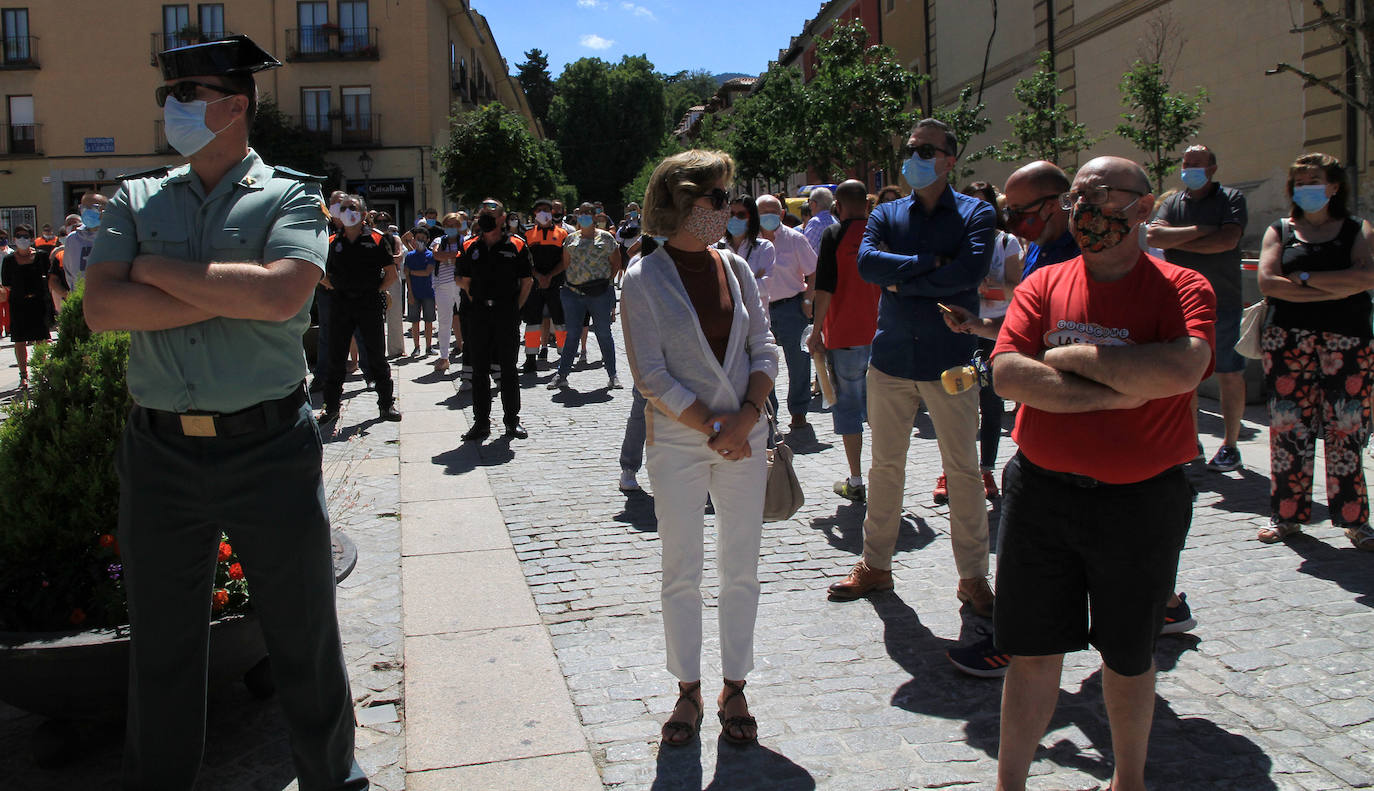 La rabia contra la violencia machista resuena en La Granja. 