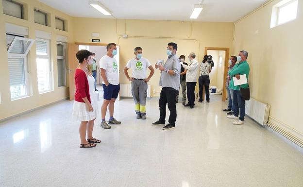 Instalación drenovadas del antiguo colegio.