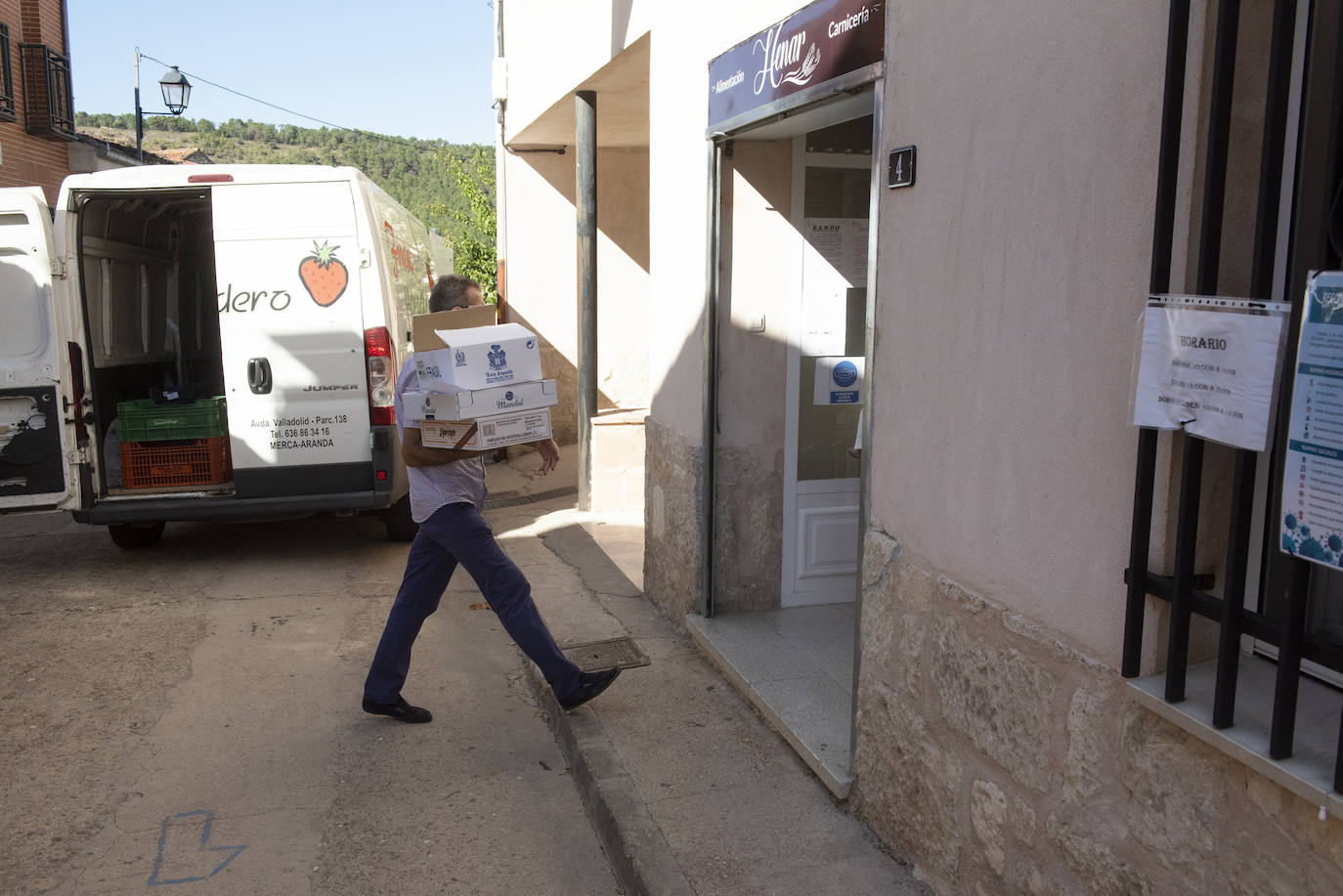 La covid contagia el «miedo» en Segovia.