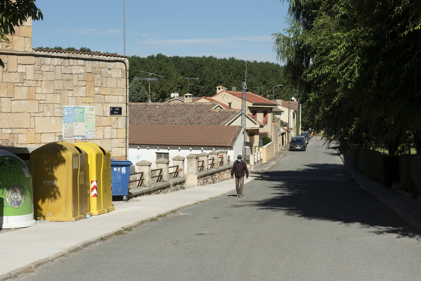 La covid contagia el «miedo» en Segovia.