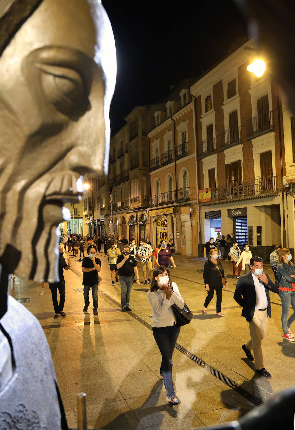 Manifestación de los hosteleros.