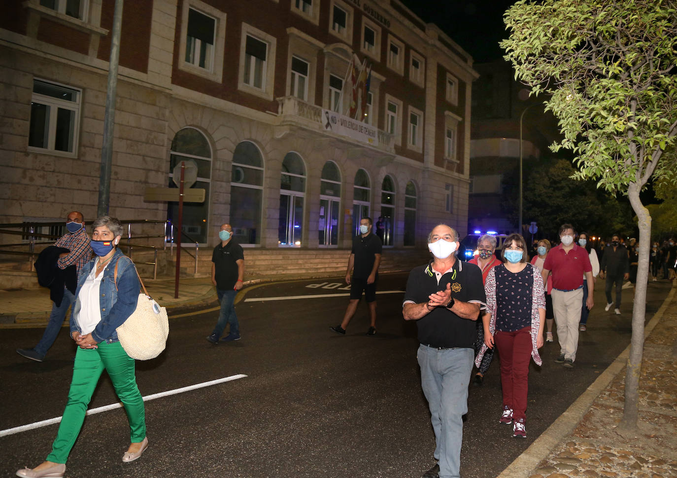 Manifestación de los hosteleros.