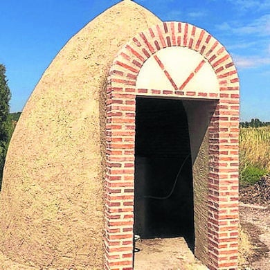 Pozo restaurado recientemente.