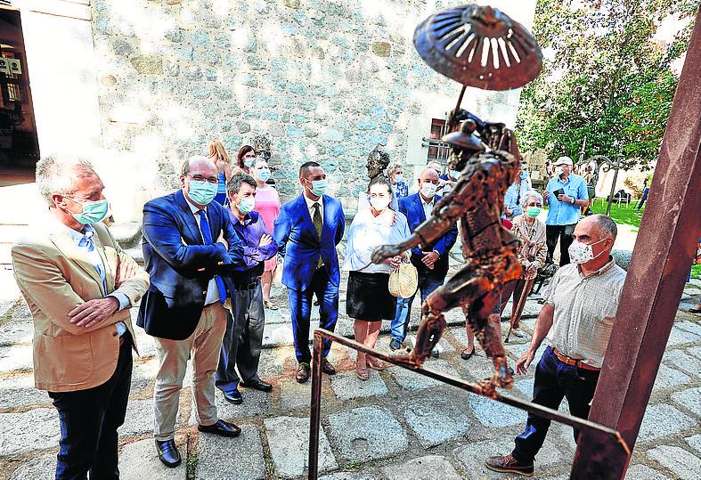 Inauguración de la exposición de José Antonio Elvira.