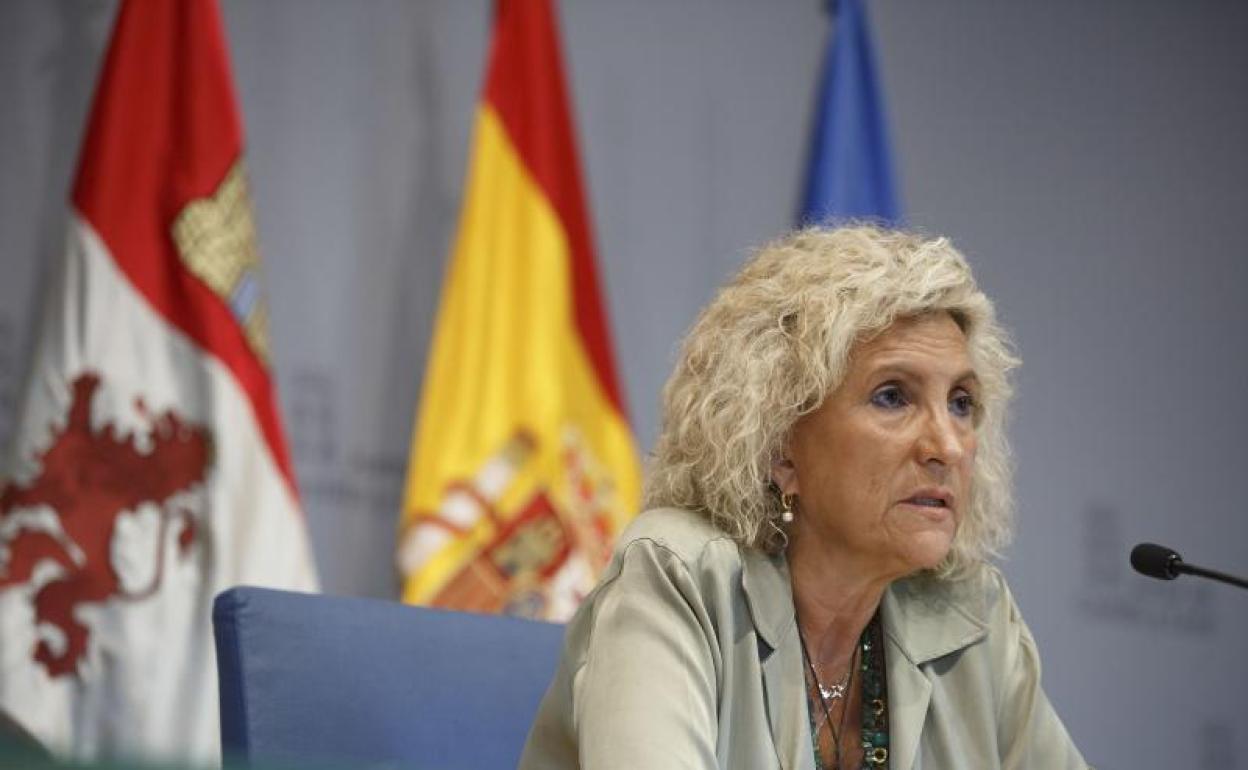 Verónica Casado, durente su comparecencia de este lunes.