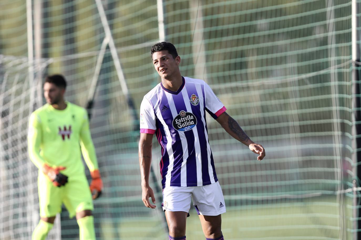 El Real Valladolid ha goleado esta tarde al Granada en el segundo partido amistoso de la pretemporada. 