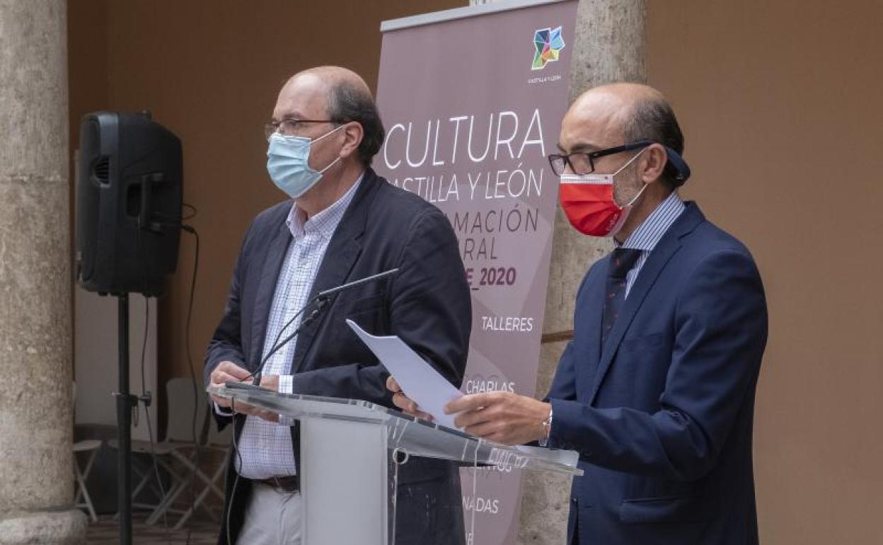 El director general José Ramón González y el consejero Javier Ortega. 