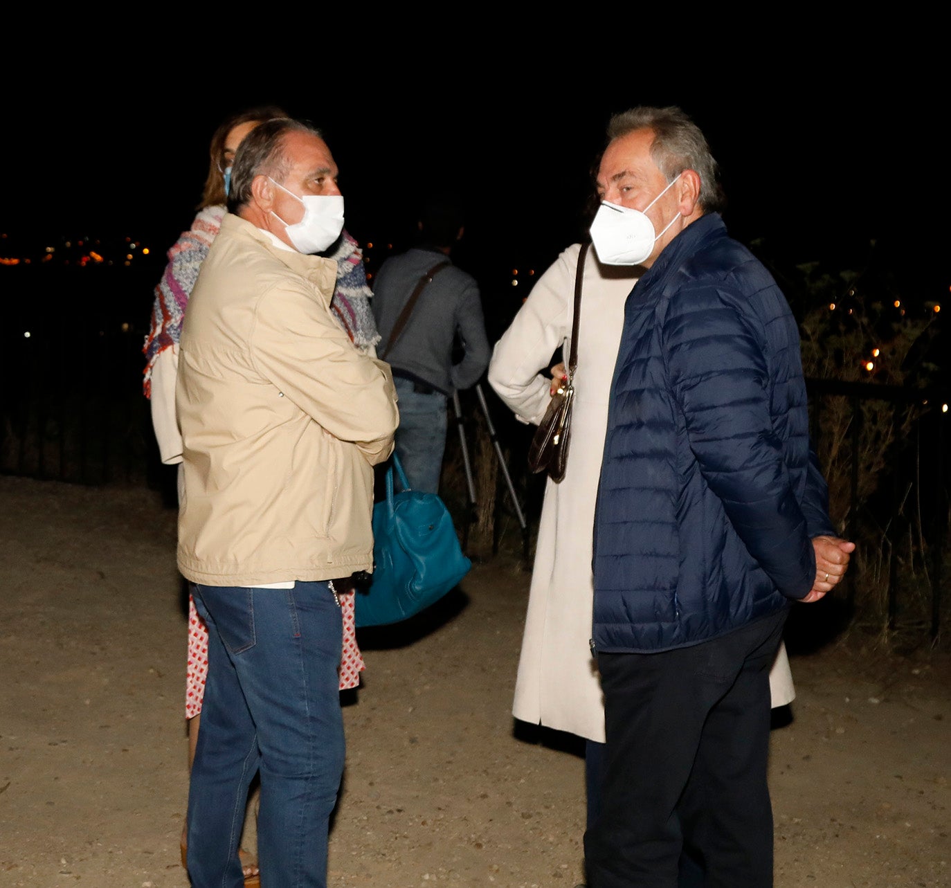 Videomapping en el Cristo del Otero.