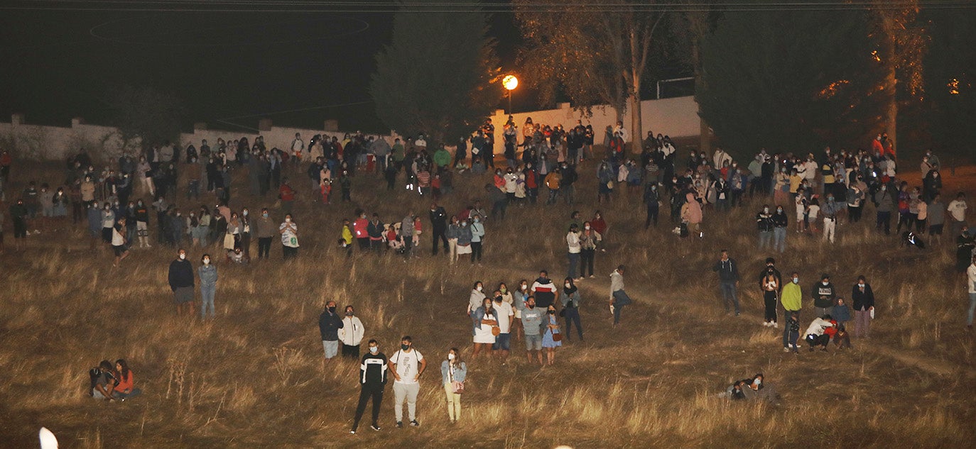 Videomapping en el Cristo del Otero.