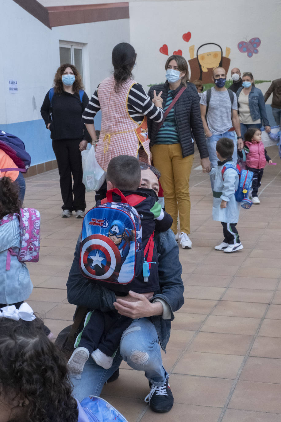 Primer día en el Colegio Santa Teresa de Jesús-Teresianas.