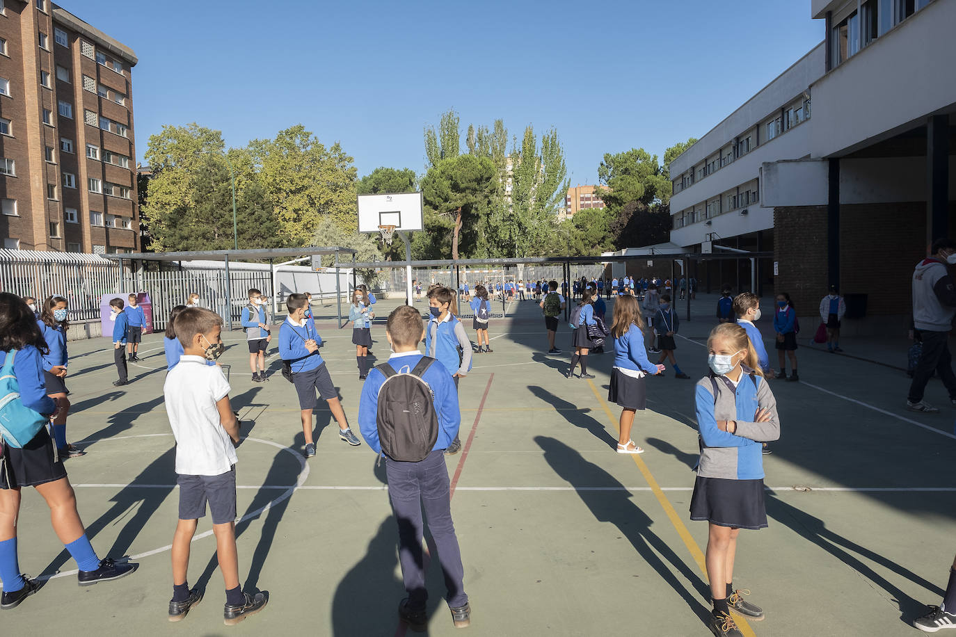 Primer día en el Colegio Marista La Inmaculada.