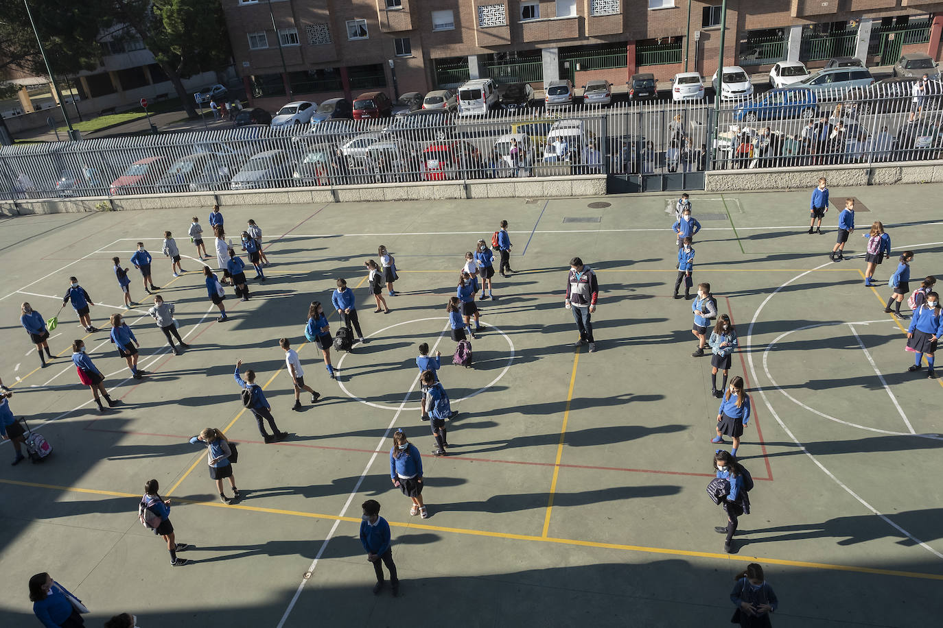 Primer día en el Colegio Marista La Inmaculada.