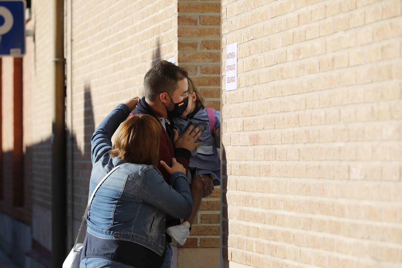 Vuelta al cole en el colegio La Inmaculada de Peñafiel. 