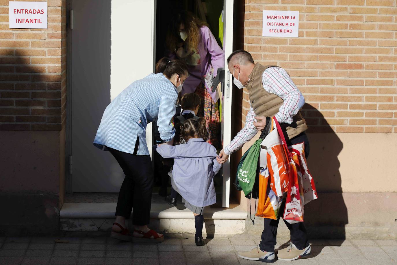 Vuelta al cole en La Inmaculada en Peñafiel. 