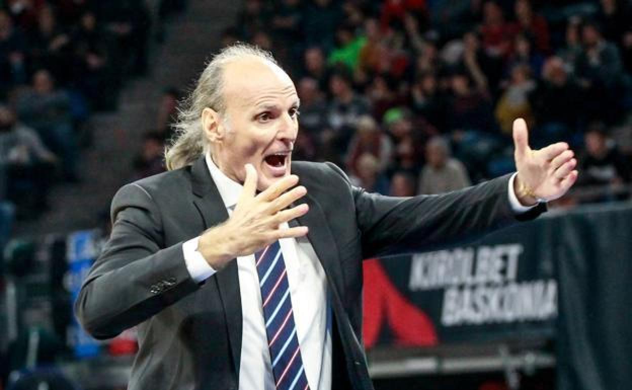 Dusko Ivanovic, entrenador del Baskonia, campeón de la Liga Endesa. 