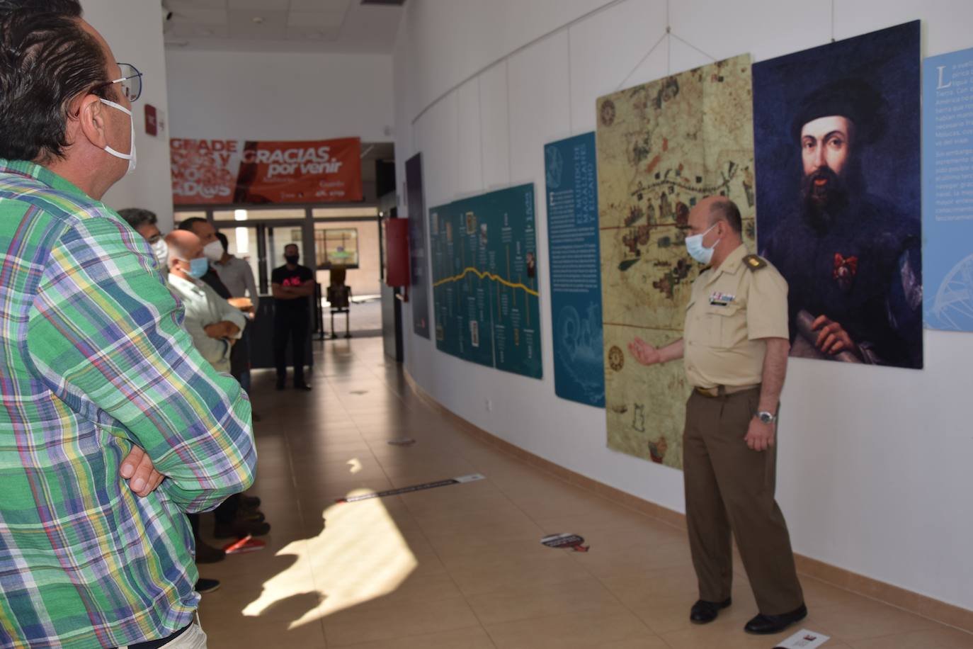 Exposición sobre el viaje de Magallanes y Elcano. 