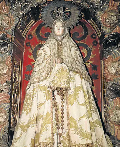 Virgen de vestir del siglo XVIII.