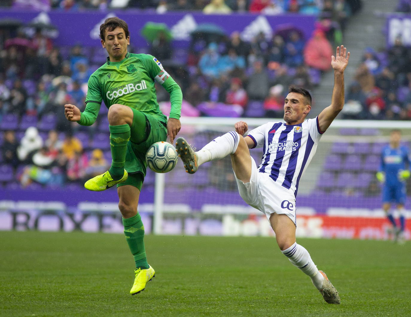 Oyarzabal y San Emeterio en el partido de la pasada temporada. 