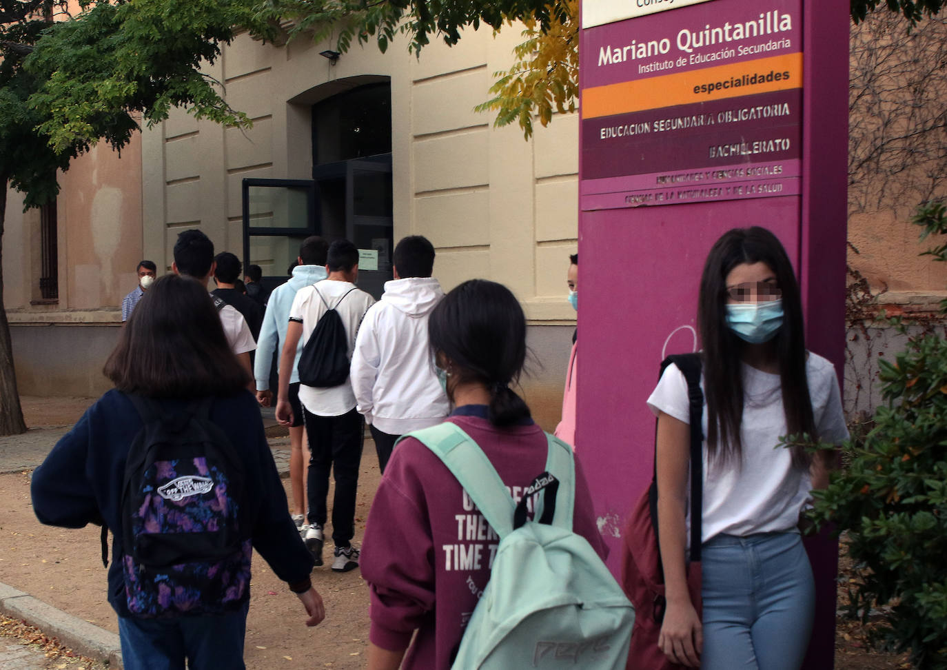 Vuelta a las clases en los Institutos de Segovia 