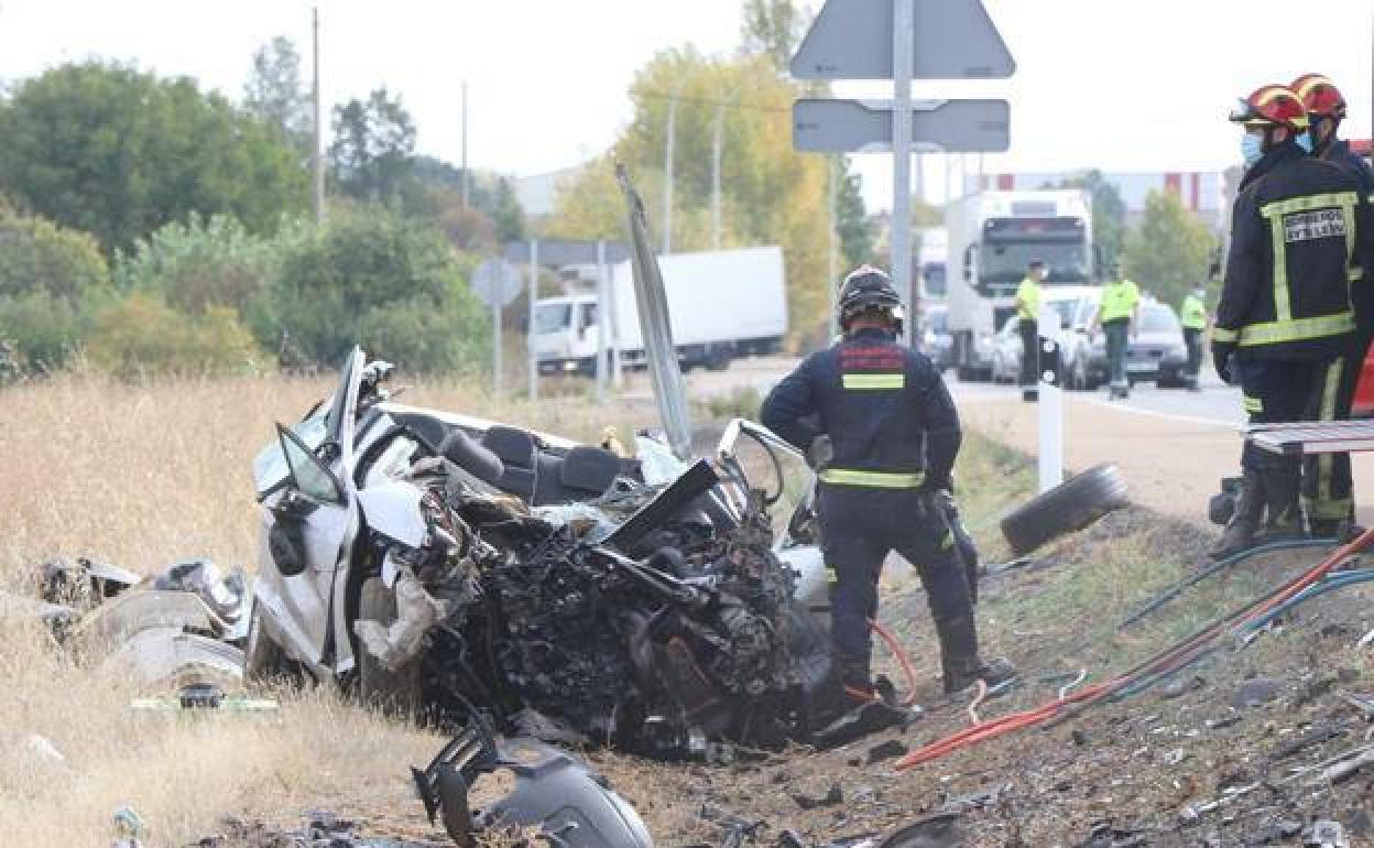 Primera imagen del lugar del accidente.