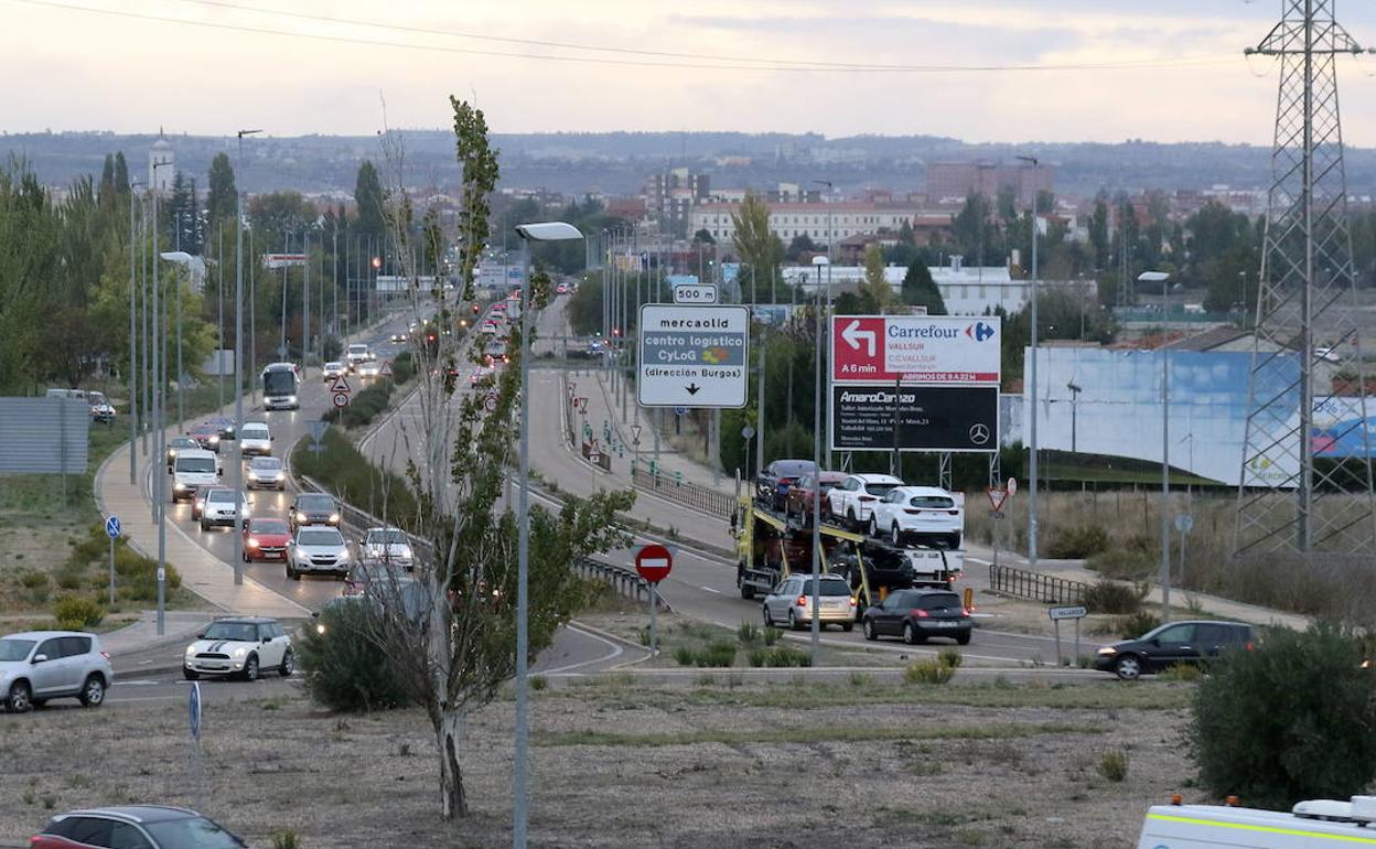 Vista general del polígono industrial de San Cristóbal, en Valladolid.