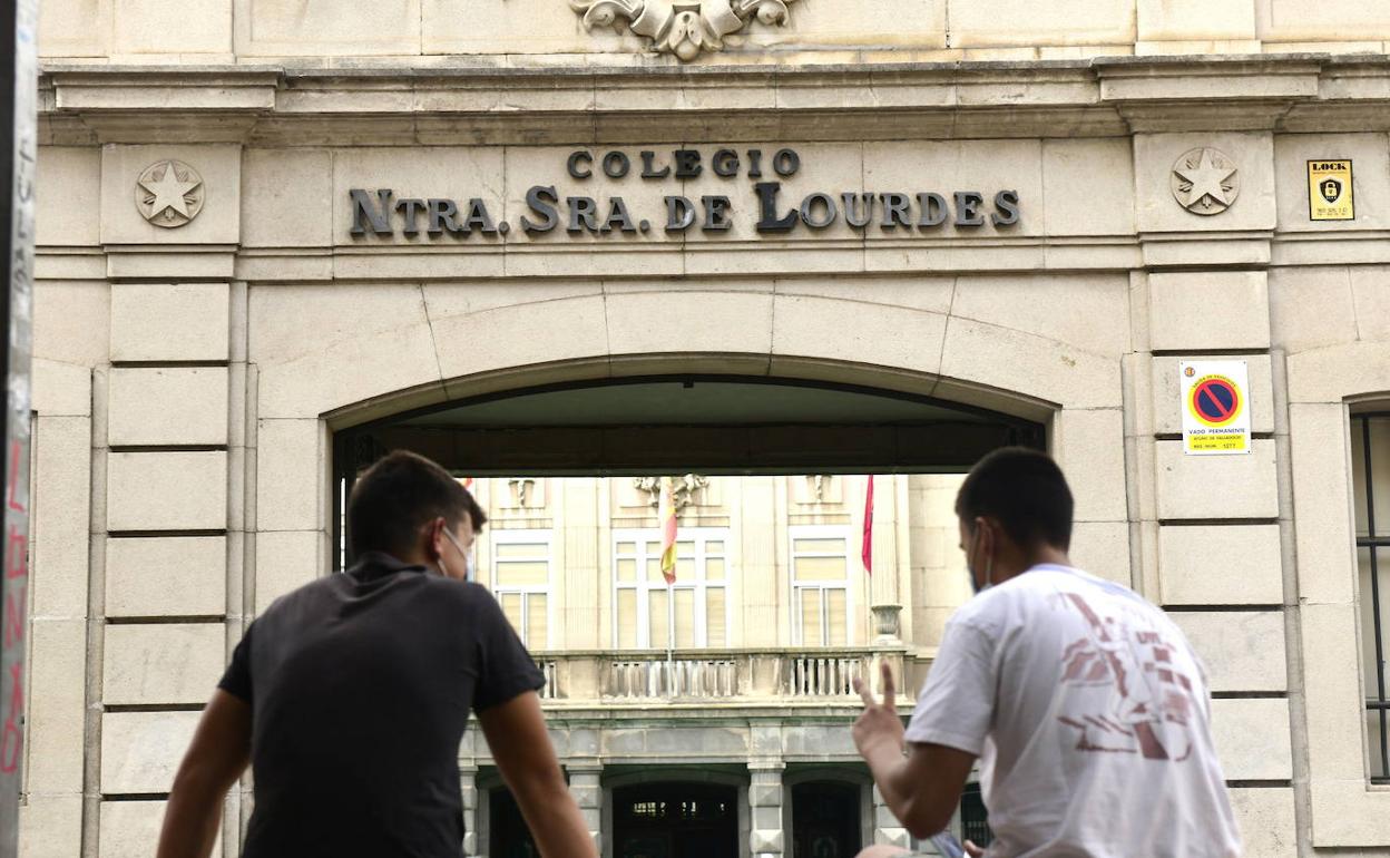 Colegio Nuestra Señora de Lourdes de Valladolid, uno de los afectados.