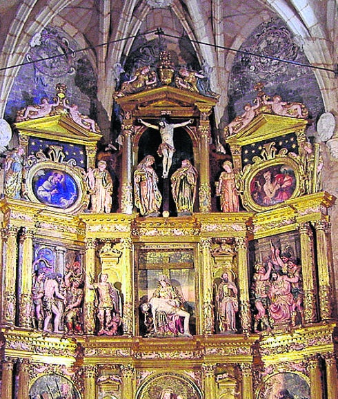 Altar Mayor de la iglesia de Santa María.