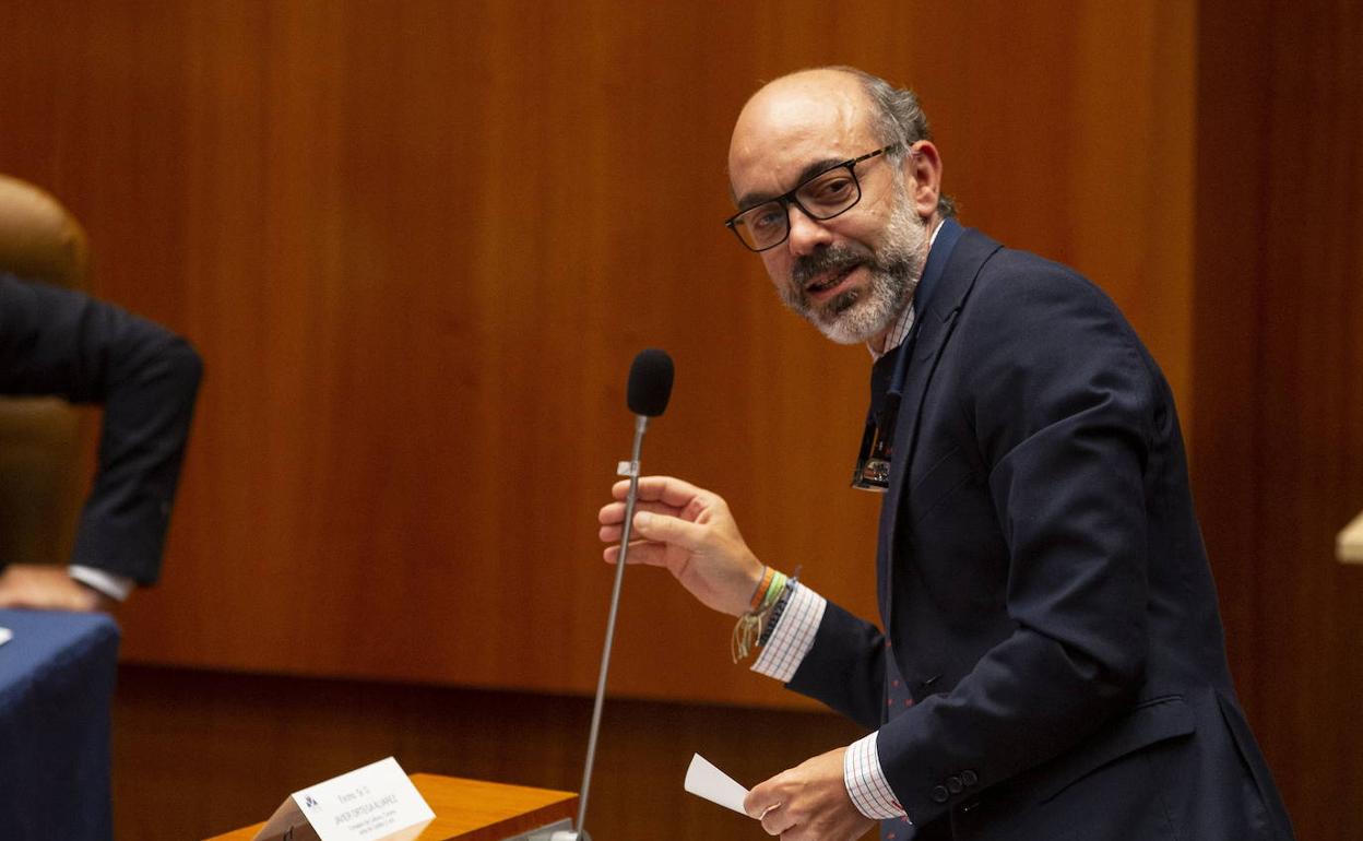 Javier Ortega, consejero de Cultura,