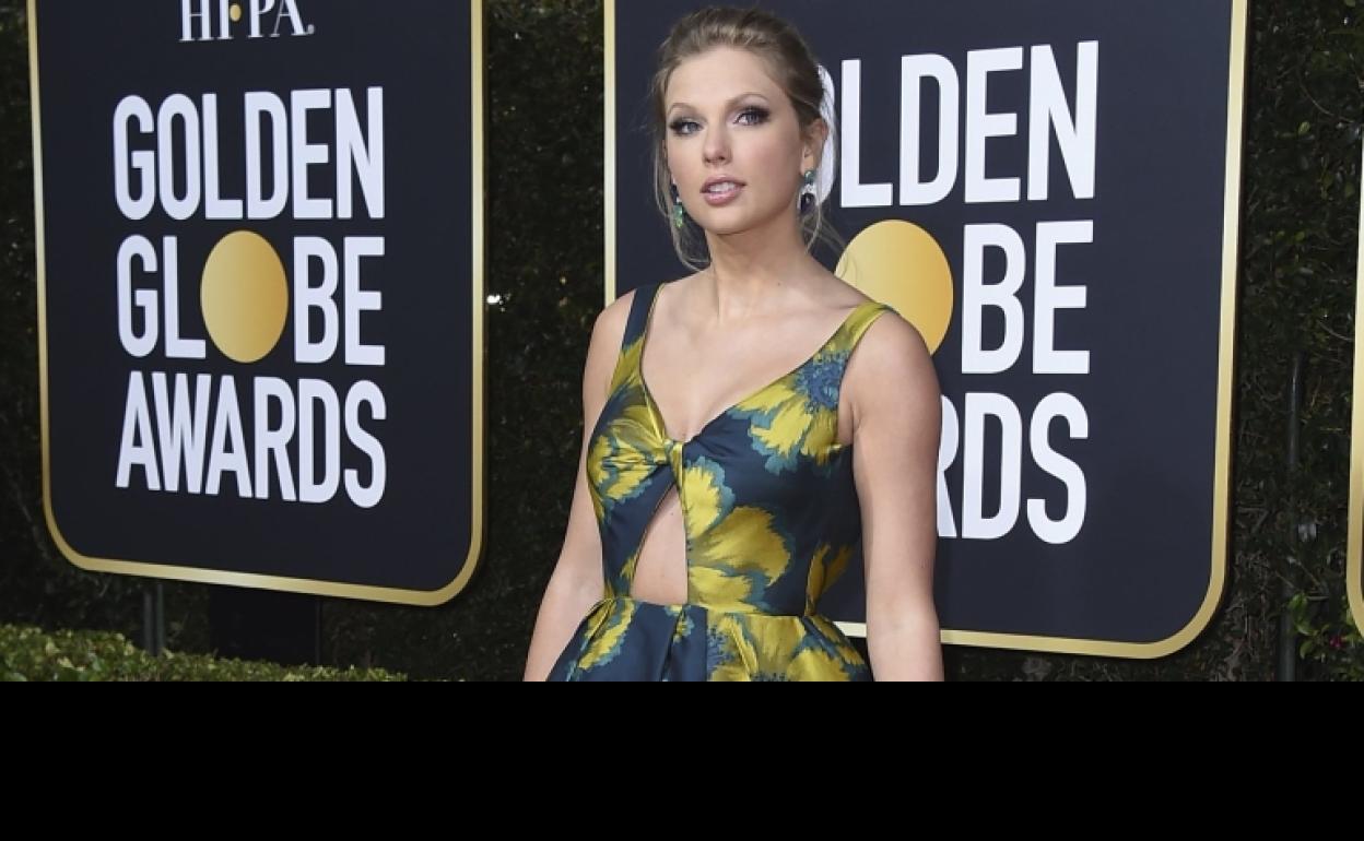 Taylor Swift, en los Golden Globe Awards. 