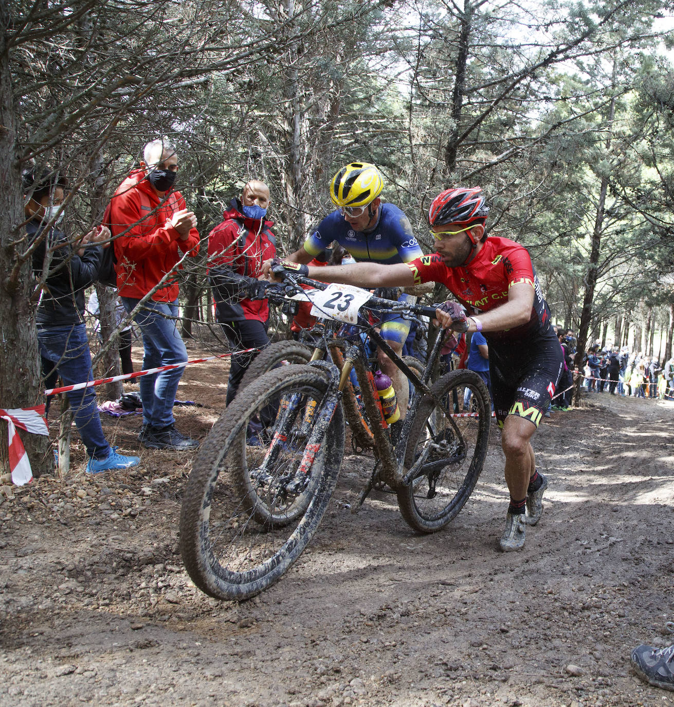 Campeonato de España BTT XCO 2020 en el Parque de las Contiendas, en Valladolid. 