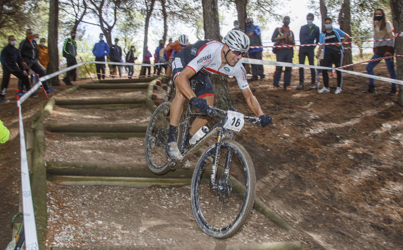 Campeonato de España BTT XCO 2020 en el Parque de las Contiendas, en Valladolid. 