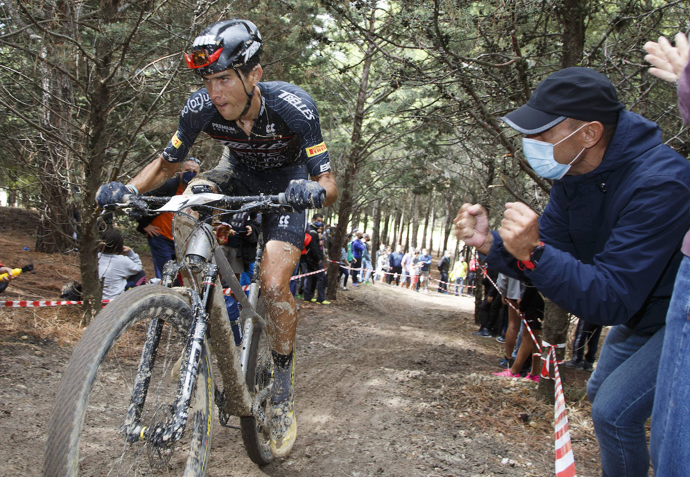 Campeonato de España BTT XCO 2020 en el Parque de las Contiendas, en Valladolid. 